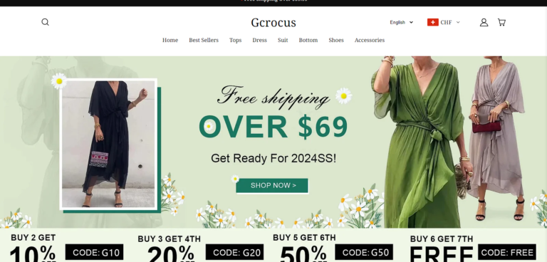 Gcrocus.com Is Another Scam Clothing Store Ripping Off Buyers!