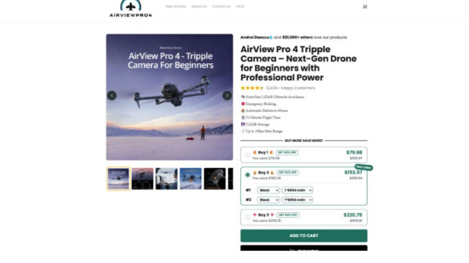 AirView Pro 4 Triple-Camera Drone Reviews: Is It Legit or a Misleading Drone Scam?