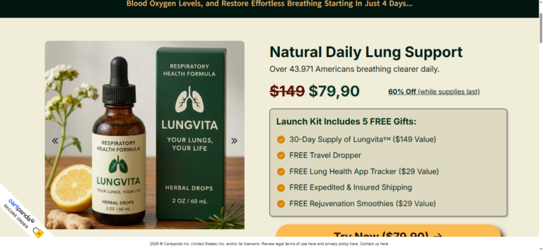LungVita Drops for COPD Reviews 2026: Do They Really Work?