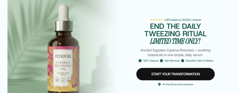 Renovia Hair Removal Serum Reviews 2026: Does It Really Work or Is It Overhyped?