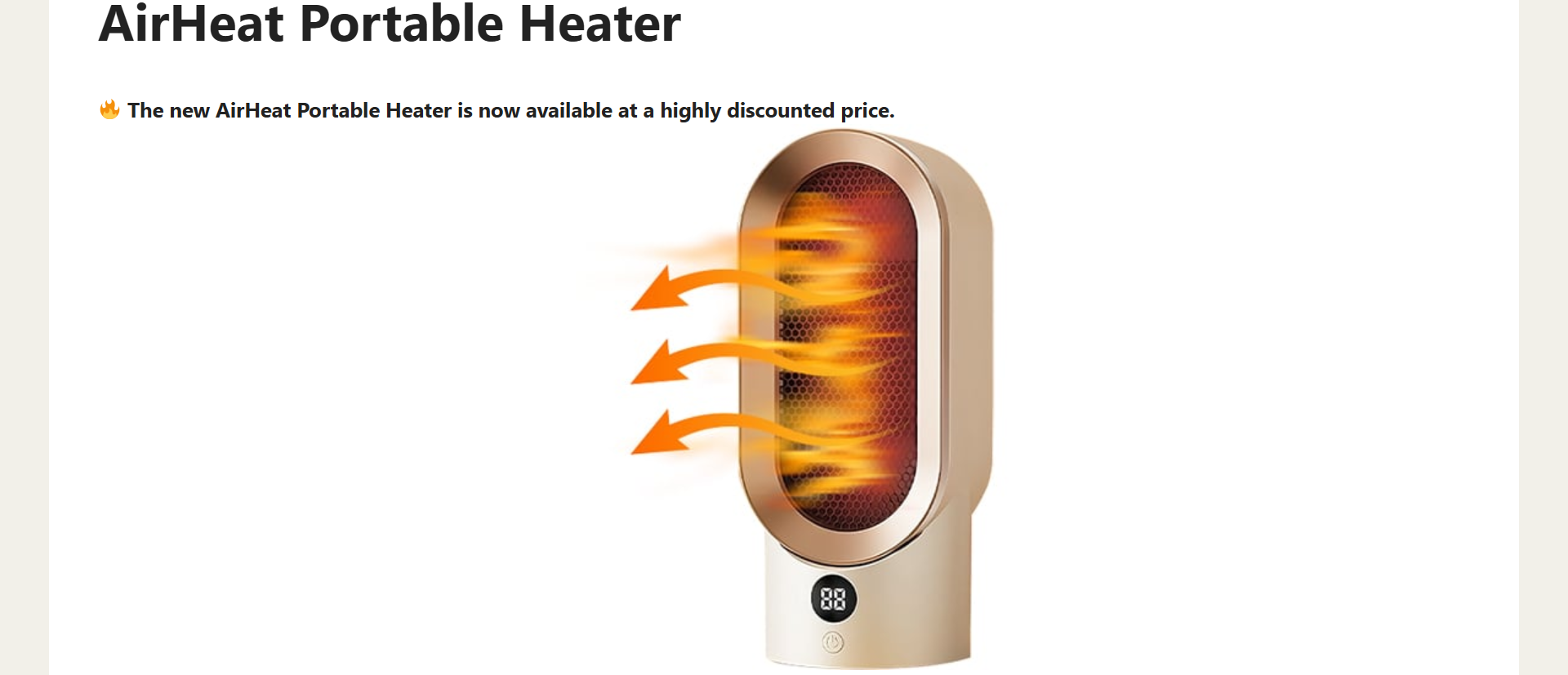 AirHeat Heater