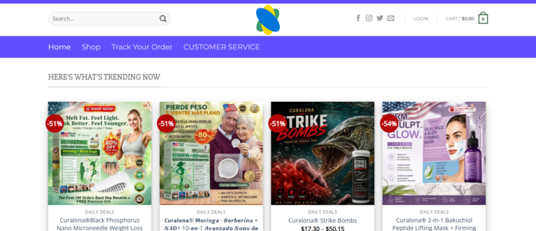 Curalona.com Reviews 2026: Is Curalona Legit or a Scam Online Store?