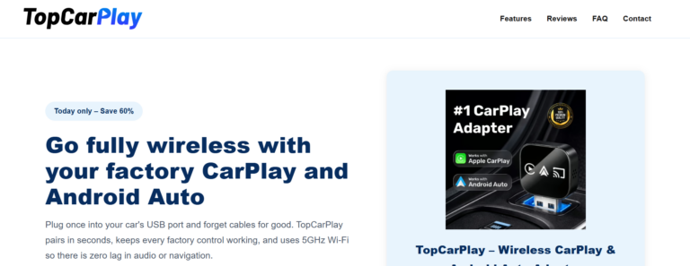 TOPCARPLAY Wireless CarPlay Reviews 2026: Is This Wireless Adapter the Upgrade Your Car Needs?