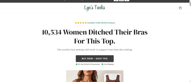 Lyn Tanks Reviews 2026: Is Lyn-tanks.co.nz a Reliable Online Clothing Store?