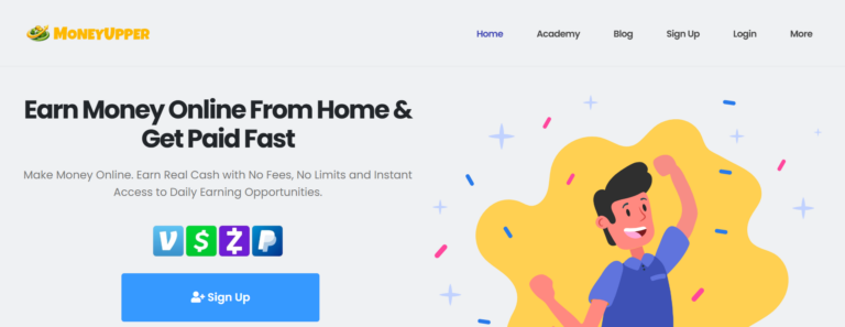 MoneyUpper.com Reviews 2026: Is MoneyUpper Legit or a Scam Money-Making Website?