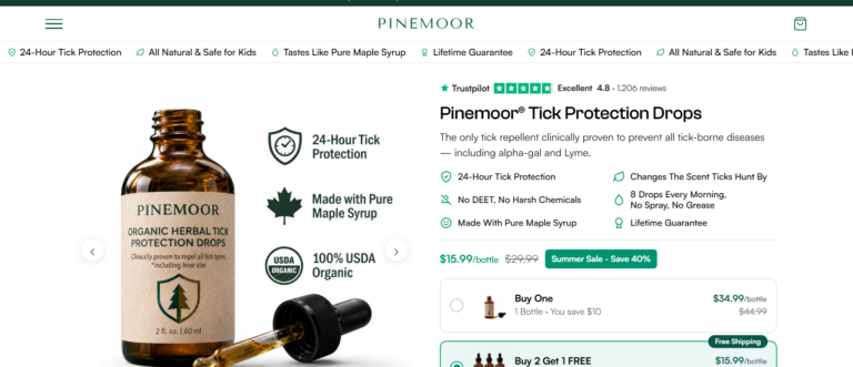 Pinemoor Tick Drops Reviews (2026): Do They Really Work? An In-Depth Review