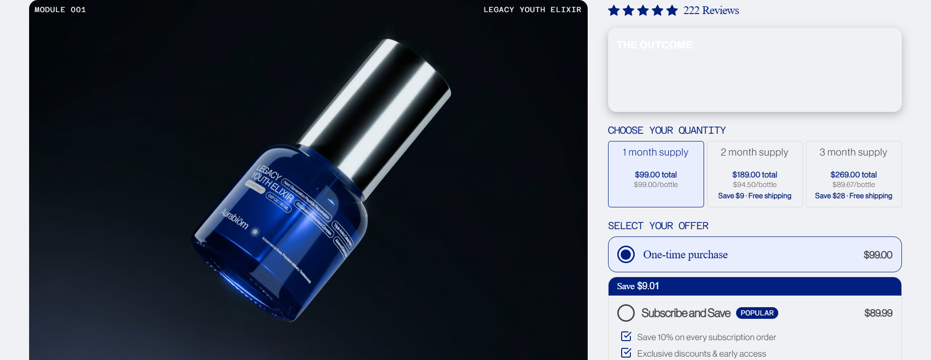 Aurabïom Legacy Youth Elixir