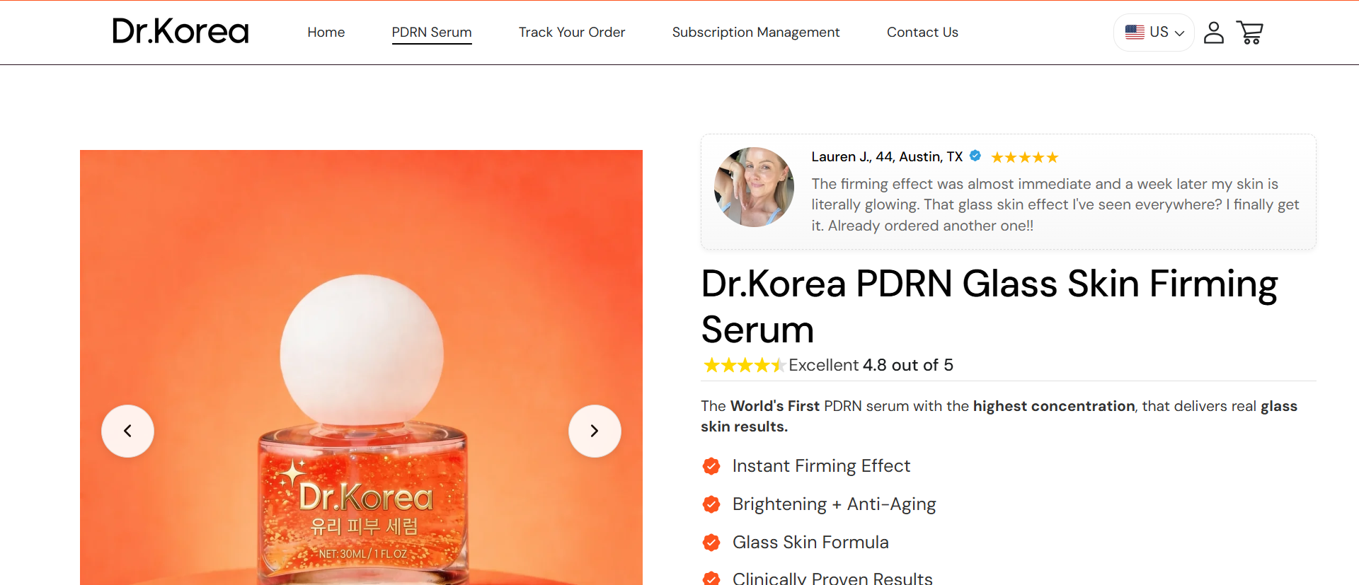 Dr.Korea PDRN Glass Skin Serum
