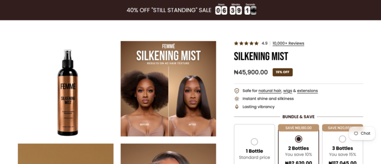 FEMMÉ Silkening Mist