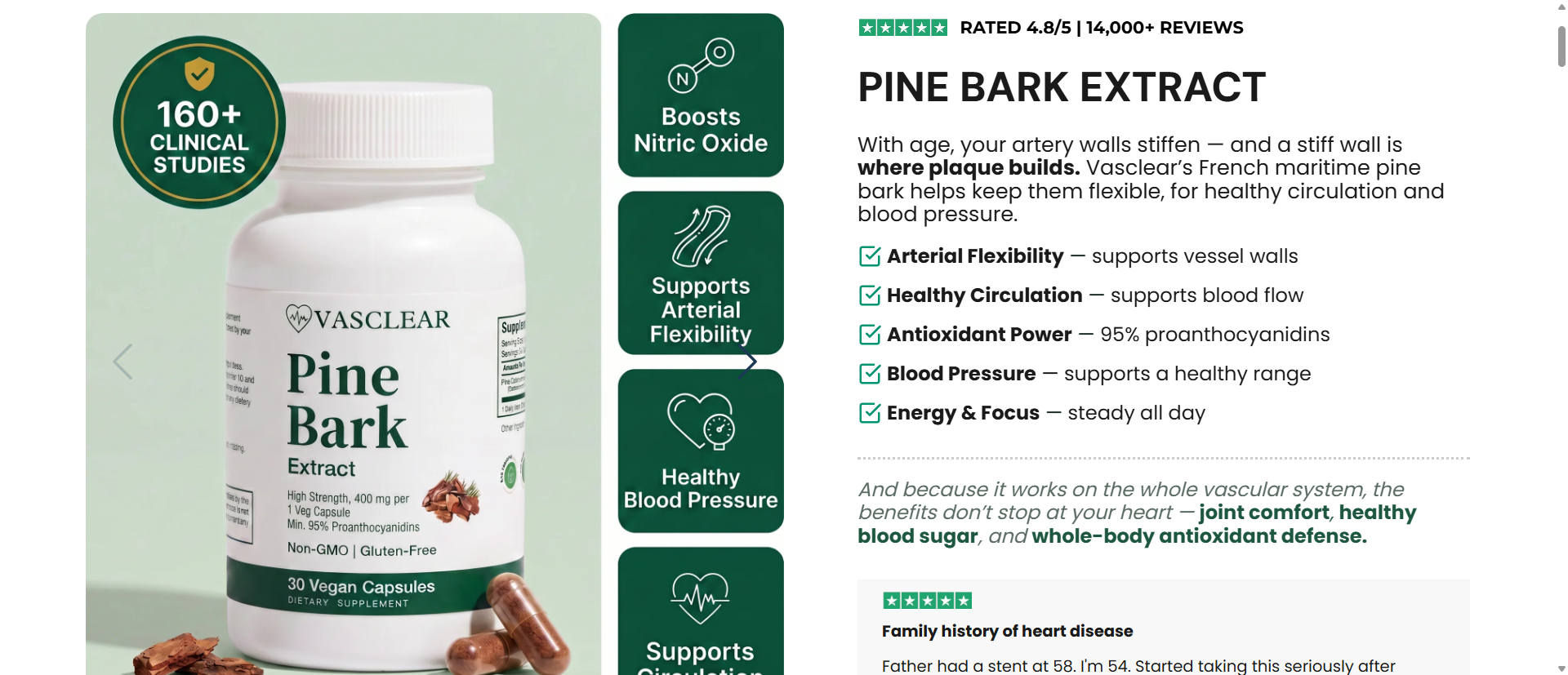 Vasclear Pine Bark Extract