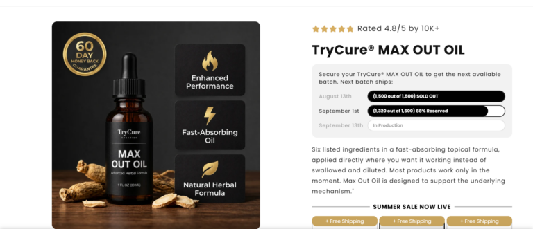 TryCure Max Out Oil